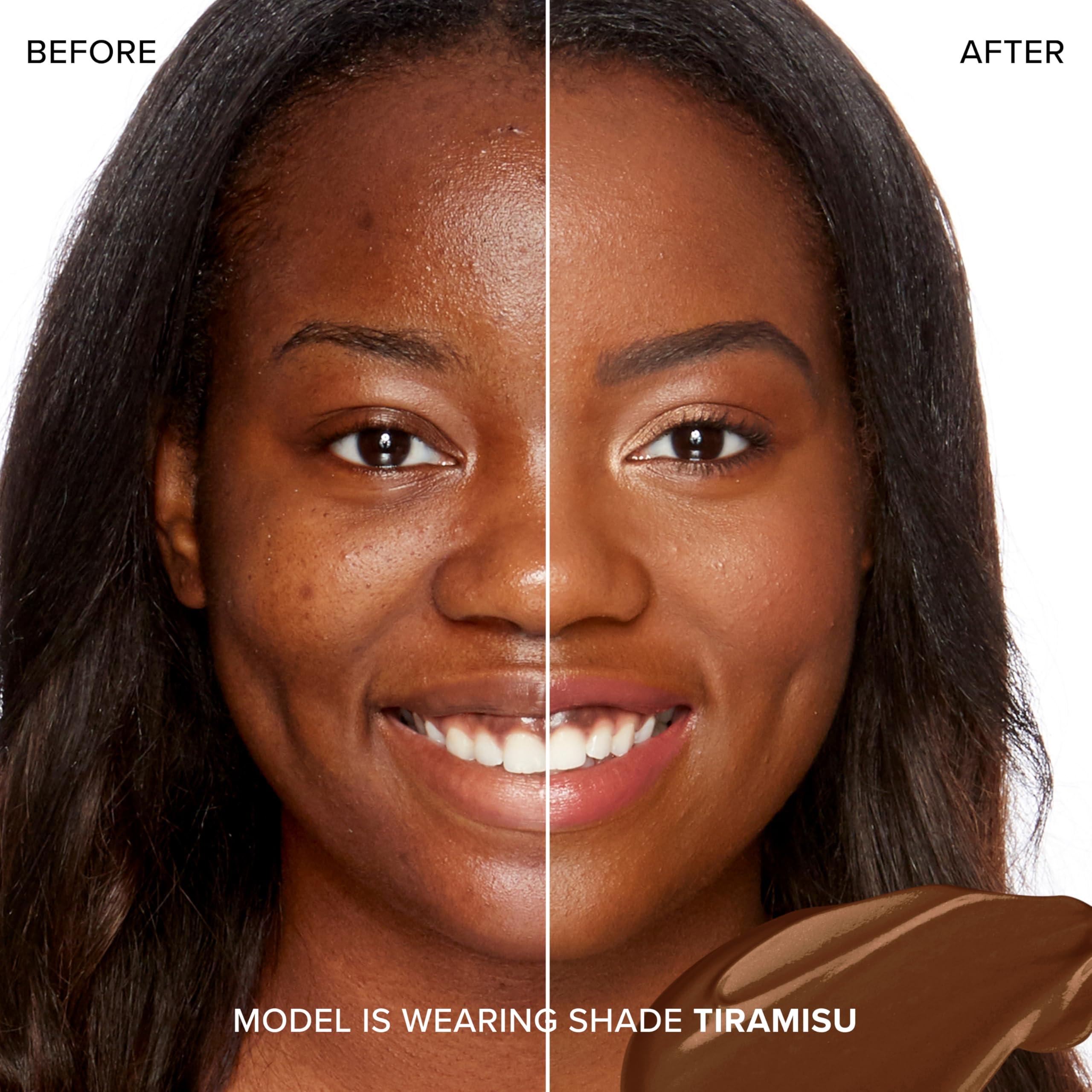 Too Faced Too Faced Born This Way Natural Finish Longwear Liquid Foundation | Medium-To-Full Coverage | Hydrating + Oil Free, 1 Fl Oz, Tiramisu