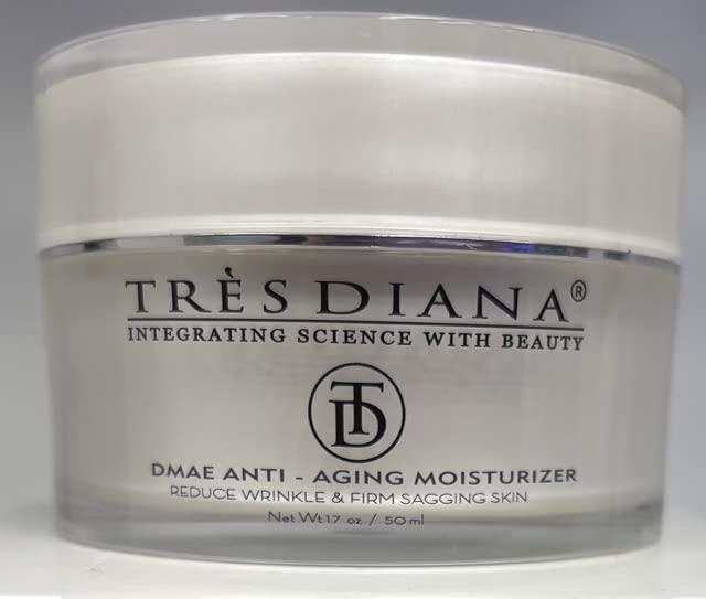 TRSDIANA TRSDIANA DMAE Anti-Aging Moisturizer - Premium Anti-Aging, for Face and Neck, Moisturizes, perfect for Oily, Dry, and Sensitive Skin, Natural Blend of Vitamin E, Caviar, Aloe, Green Tea Antioxidant,