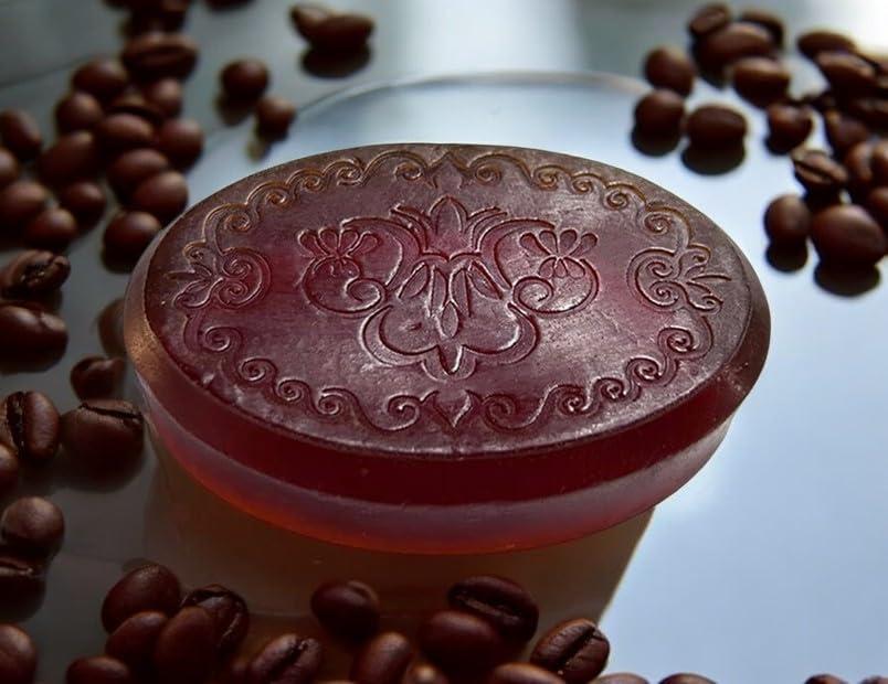 Fancy Bubbles Fancy Bubbles Artisanal Fruital Soap Line - Glycerin-based soaps Made in Brazil (Pack of 3, Coffee)