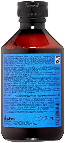Davines Davines Naturaltech REBALANCING Shampoo, Gently Cleanse The Scalp While Assisting With Excess Sebum Production, Add Shine, 8.45 fl oz