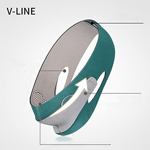 Luckyste Reusable V-Line Mask Slimming with Double Chin Reducer Facial Neck Lifting Strap Sculpting and Tightening