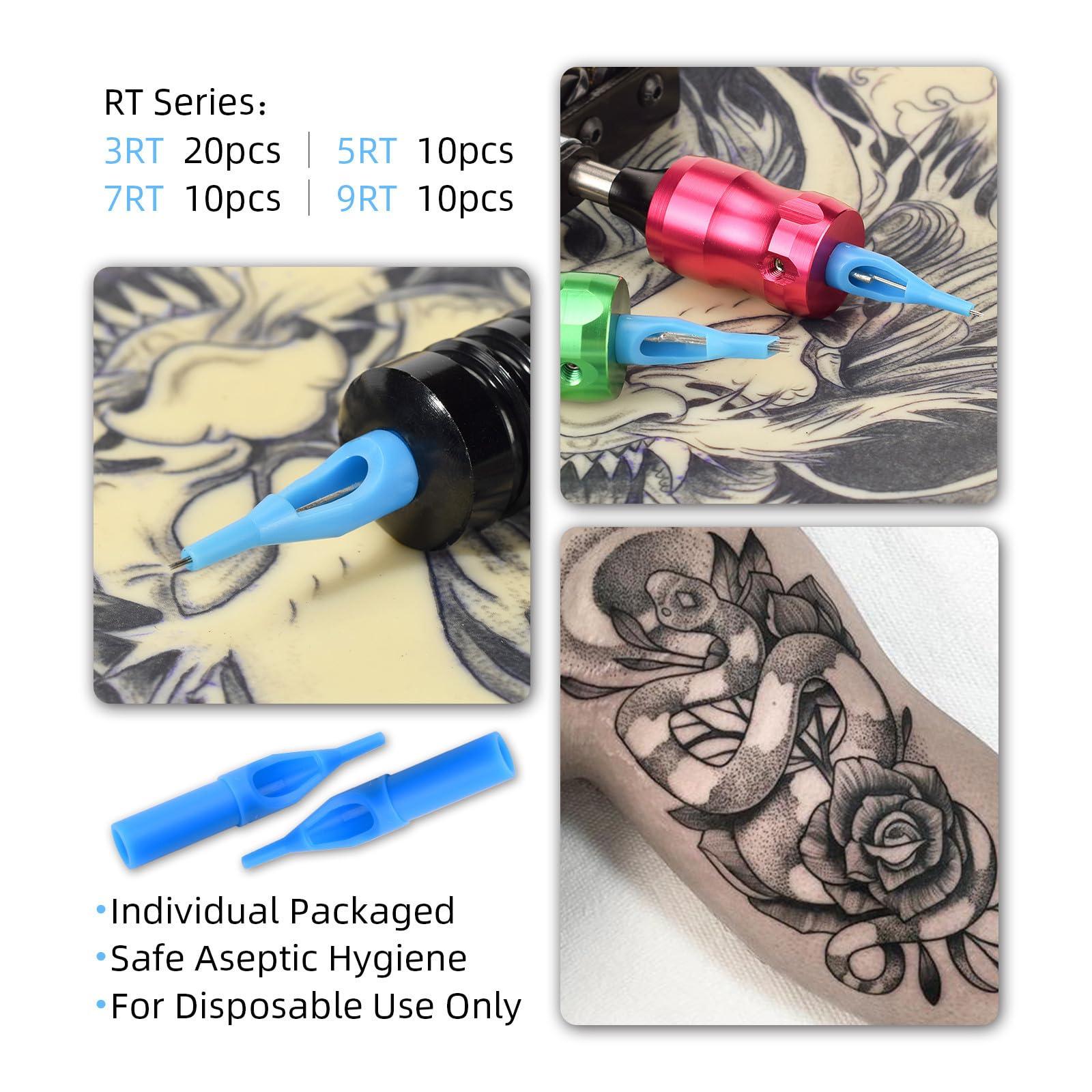 TTOOGO TTOOGO Coils Machine Kit for Liner Complete Tattoo Machine Kit - Liner Coil Machine Red Mini Tattoo Power Tattoo Pen Beginner Tattoo Set,C