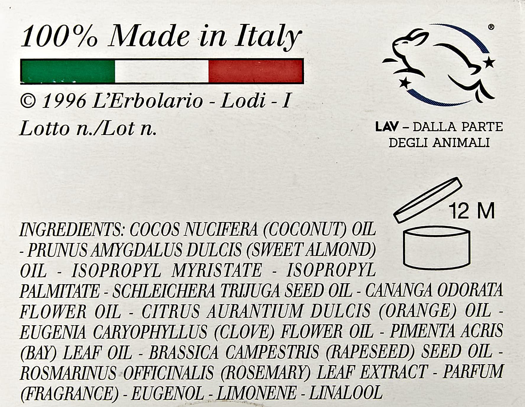 L'Erbolario L\'Erbolario Olio di Macassar 100ml Capelli sfibrati Sole nutriente lucidante