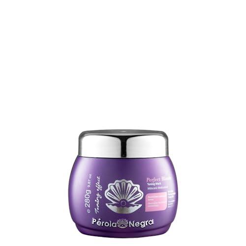 PROLA NEGRA PROLA NEGRA Perfect Blonde Toning Mask - Neutralizes Yellowish Tones - For Color Treated hair - For blonde, bleached, and highlighted hairs. 9,87 oz