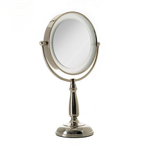 Zadro Zadro 11" Makeup Mirror with Lights and Magnification Dimmable Touch LED Lighted Makeup Mirror with Magnification 5X/1