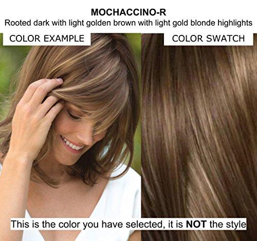 Noriko & Christy's Wigs Bundle - 5 items: DREW by Noriko Wig, Christy's Wigs Q & A Booklet, Wig Shampoo, Wig Cap & Wide Tooth Comb - Color: MOCHACCINO-R