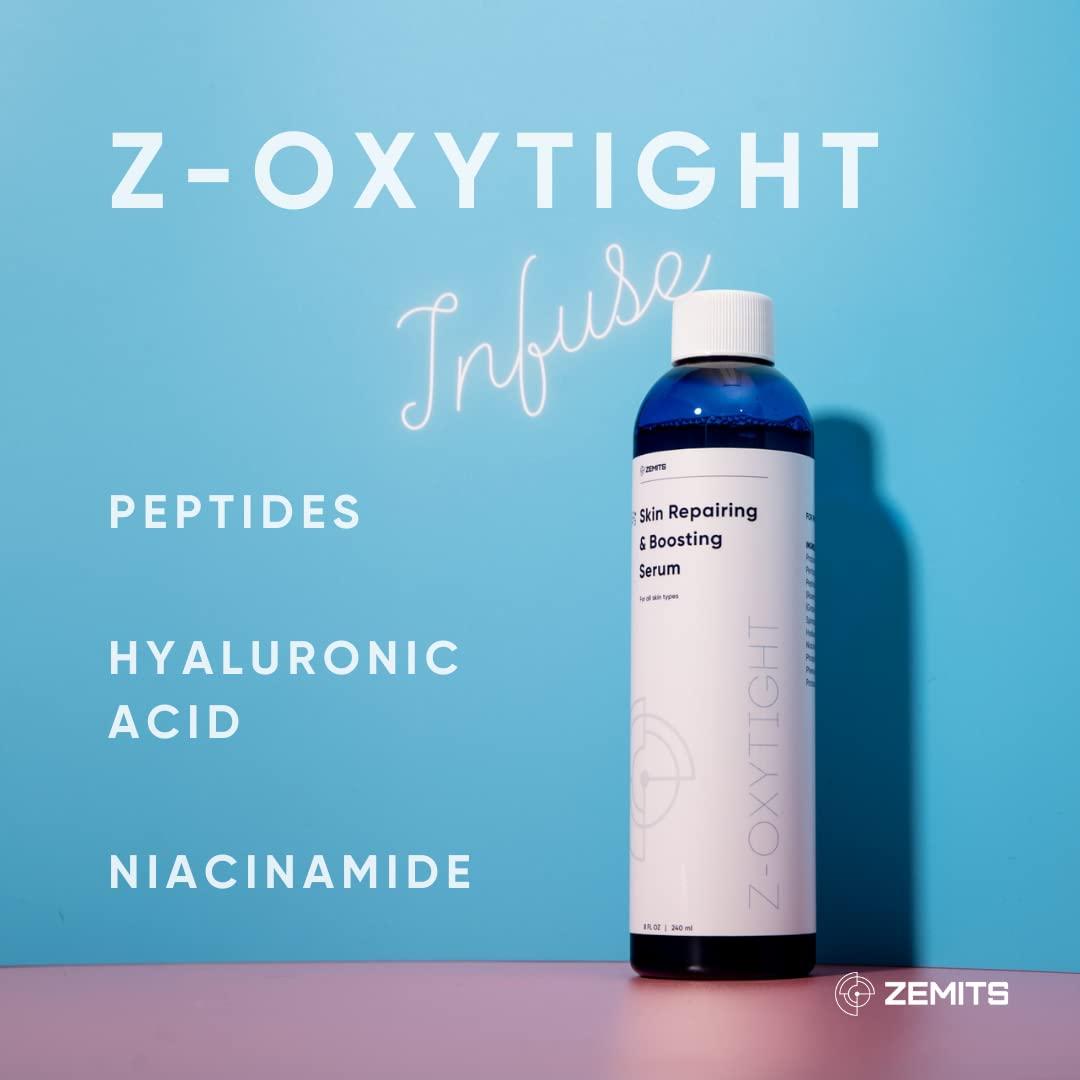 Zemits Zemits Hydro & Oxygen Facial Serums Kit | Hydrodermabrasion, Oxygen Infusion, Hydro Peeling, Aqua Peel Solutions | Complete Set | Fits Any Oxy Hydro Machine | US Brand