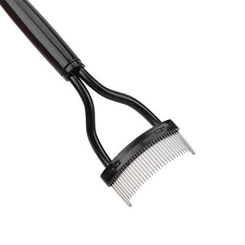 Boquite Valentine's Day Carnival Mini Eyelash Curler,Eyelash Curler Eyelash Comb Steel Needle Eyebrow Mascara Brush Makeup Cosmetic Beauty Tools