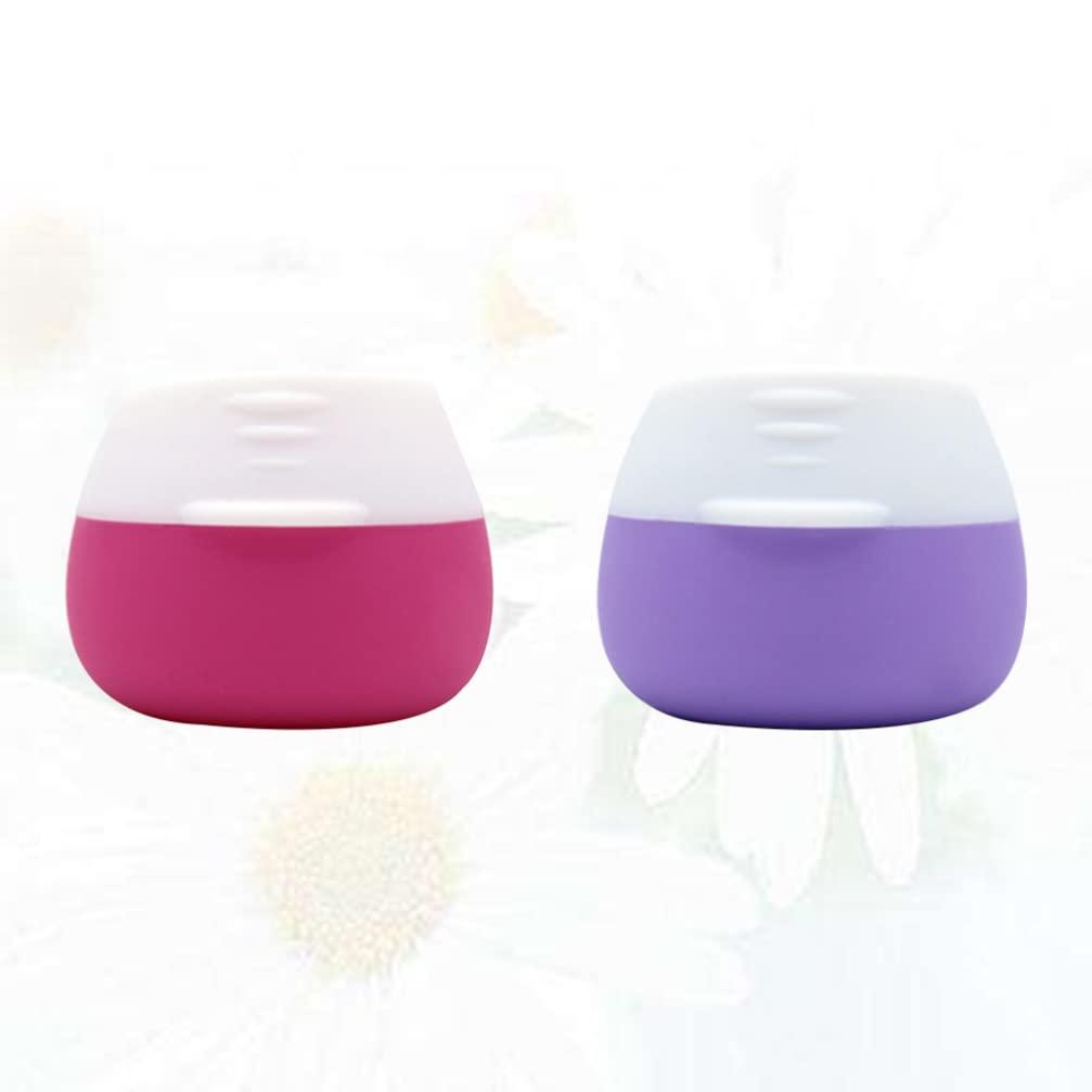 LALAFINA 2pcs Travel Bottles for Cosmetics Travel Bottles for Creams Travel Containers for Creams Refillable Cream Containers Cream Bottles