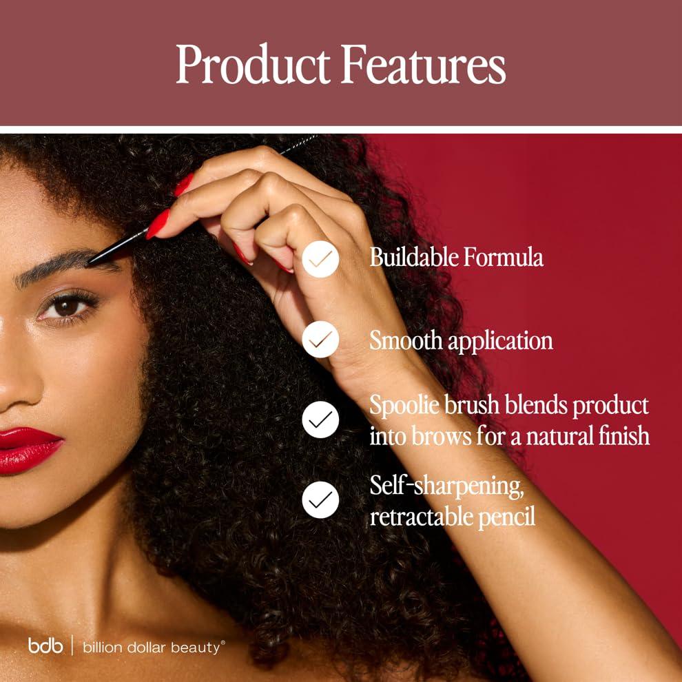 billion dollar brows Billion Dollar Brows Brows On Point Micro Brow Pencil - Taupe