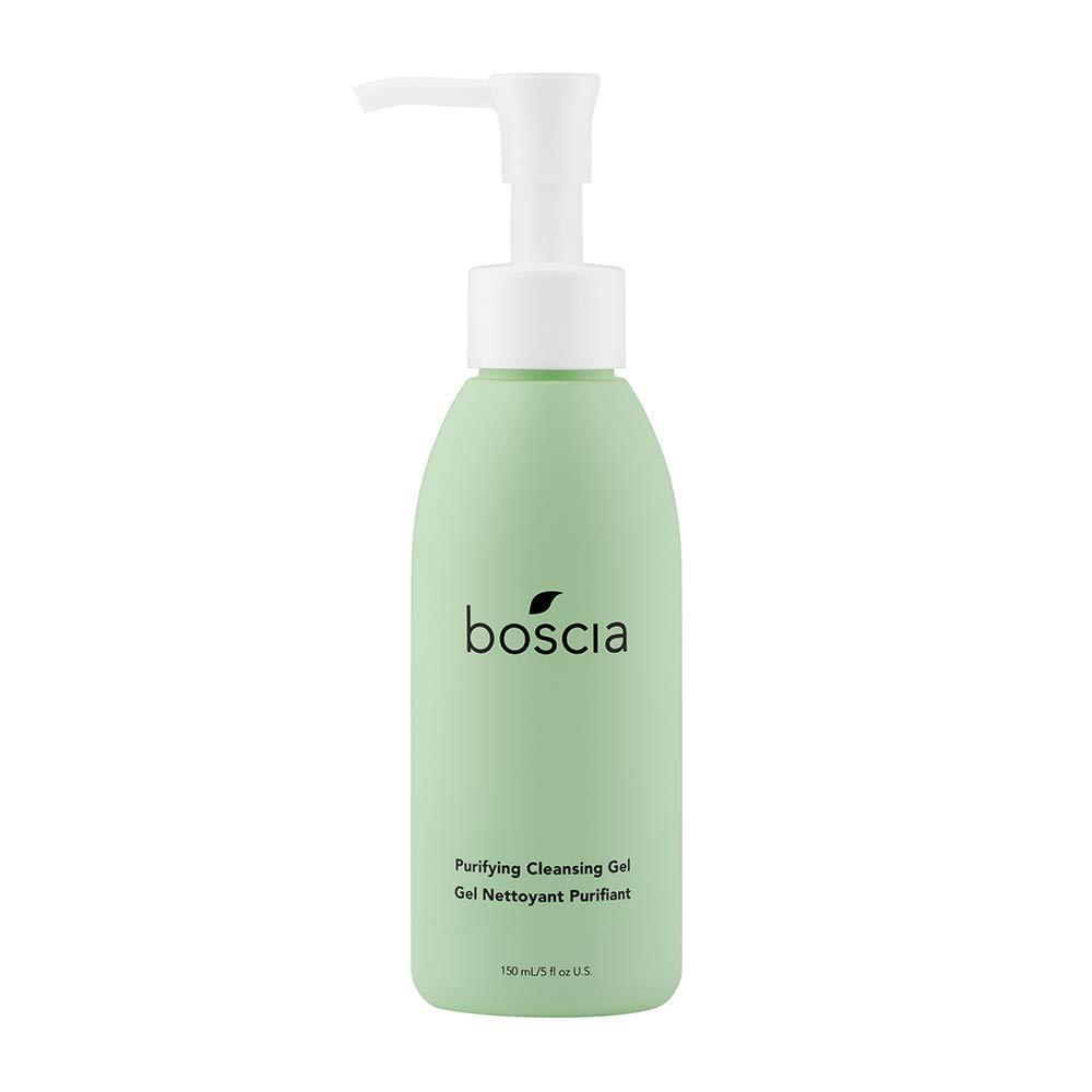 BOSCIA boscia Purifying Cleansing Gel - Vegan, Cruelty-Free, Natural and Clean Skincare | Daily Natural Purifying Deep Cleansing Gel Face Cleanser, 5 fl oz