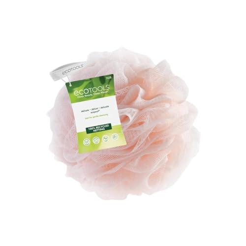 EcoTools EcoTools EcoPouf Bath Sponge, Assorted Delicate and Exfoliating Loofah for Shower and Bath, Assorted Colors, 6 Count