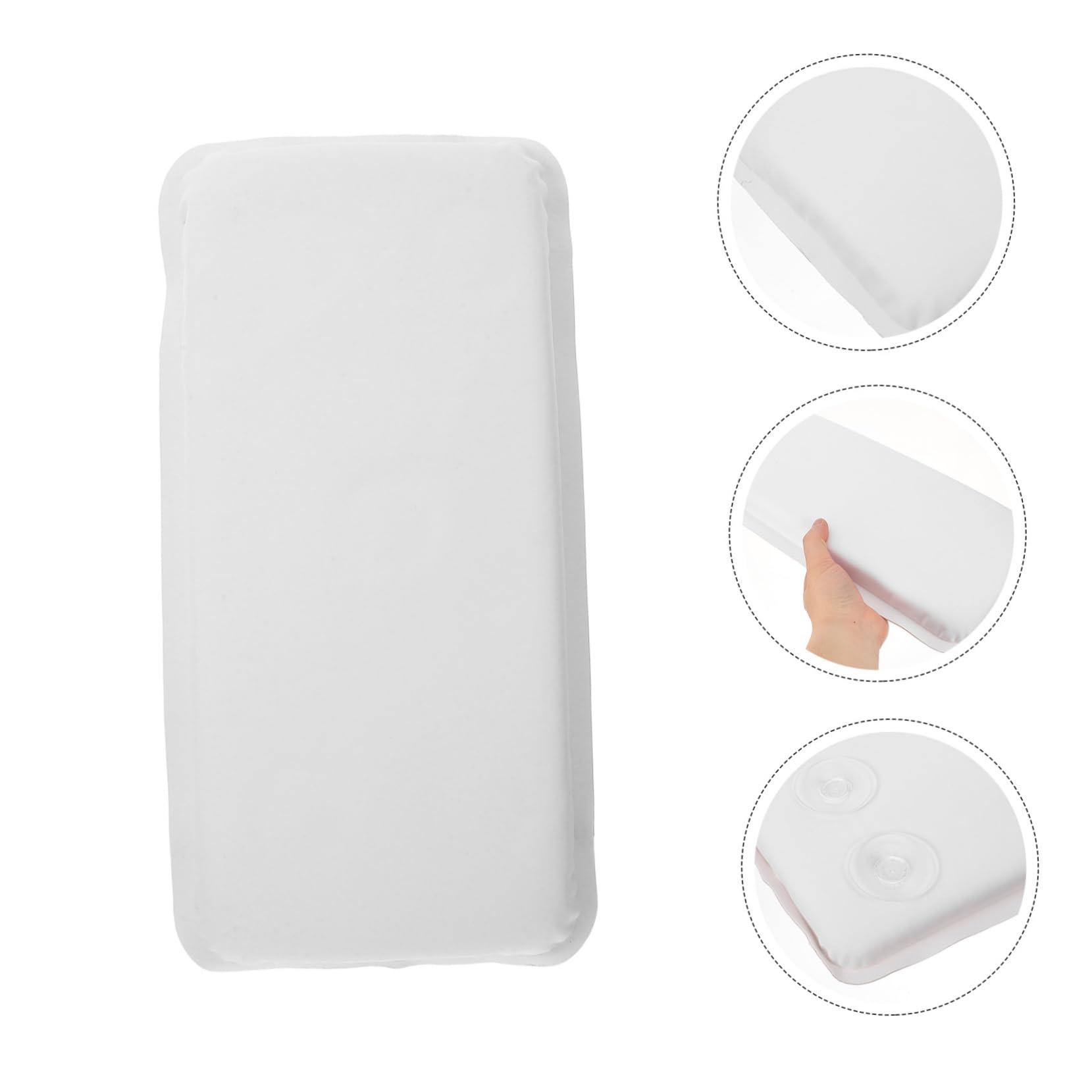 Hemoton Hemoton 2 Pcs Bathtub Cushion Waterproof Pillow Bath Headrest Pillow Bath Spa Pillow The Pillow Bathtub Pillows Bath Neck Waterproof Bath Mat Bath Cushion for Tub for Adults White