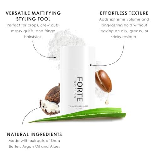 Alex Costa Hair Texture Powder by Forte Series, Volumizer for Fine Hair Volumizing Products for Men (0.1 oz)