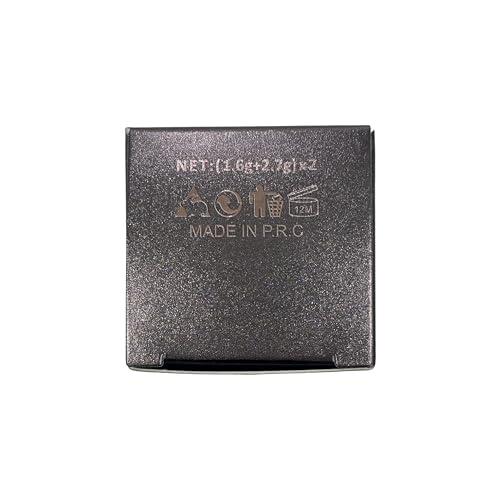 Music Flower Music Flower Gel Eyeliner Eyebrow Powder, Black and Brown Waterproof Smudgeproof Long Lasting Makeup Eyeliner Gel with Brush Mirror, 0.49 Ounce, Pack of 2