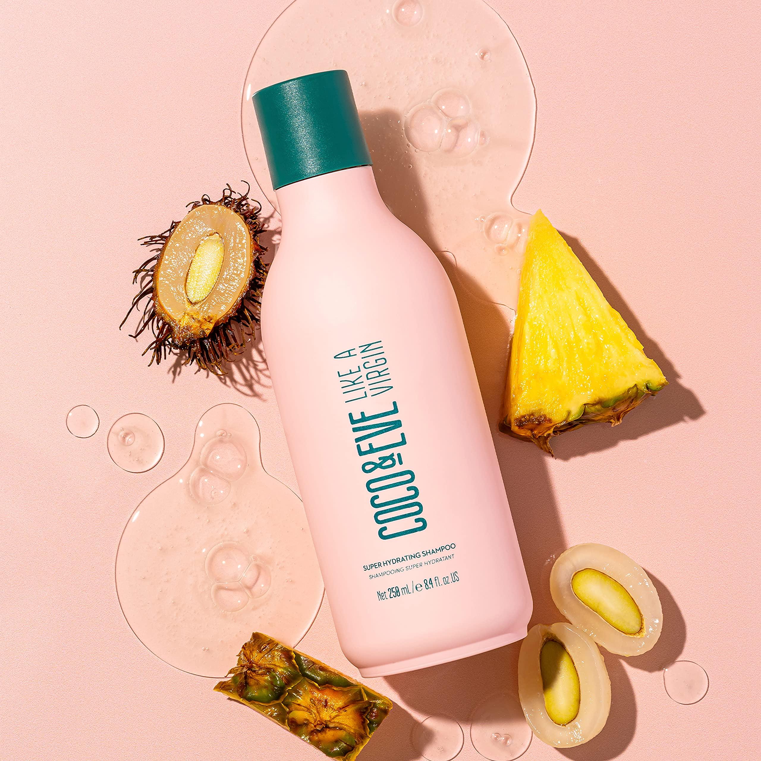 Coco & Eve Coco & Eve Like A Virgin Super Hydrating Shampoo - Natural, Sulfate free Hair Care with Argan Oil, Coconut and Avocado Oil. For Dry Damaged, Color Treated Hair.