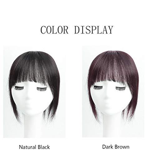 RemeeHi RemeeHi Real Human Hair Women 13x14 Machine Made Middle Silk Base Topper or Toupee Wiglet Top Thin Loss Hair Natural Color 25cm