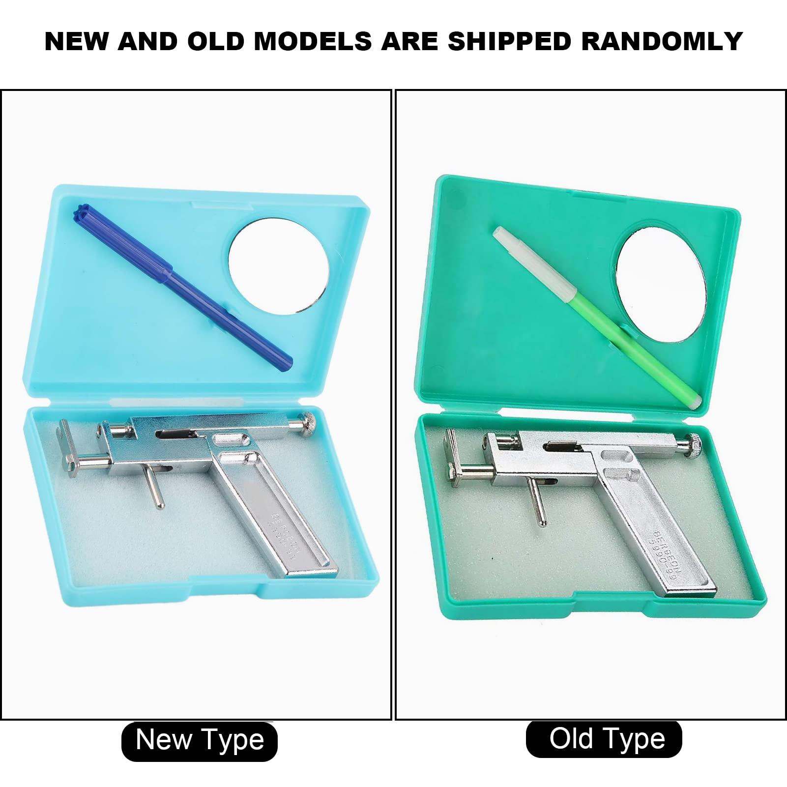 Betued Ear Piercing Kit, Ear Piercing Gun, Ear Piercer, Ear Piercing Gun Kit Ear Nose Piercing Machine Piercing Tool Stainless Steel Ear Piercing Tool with Marker Pen