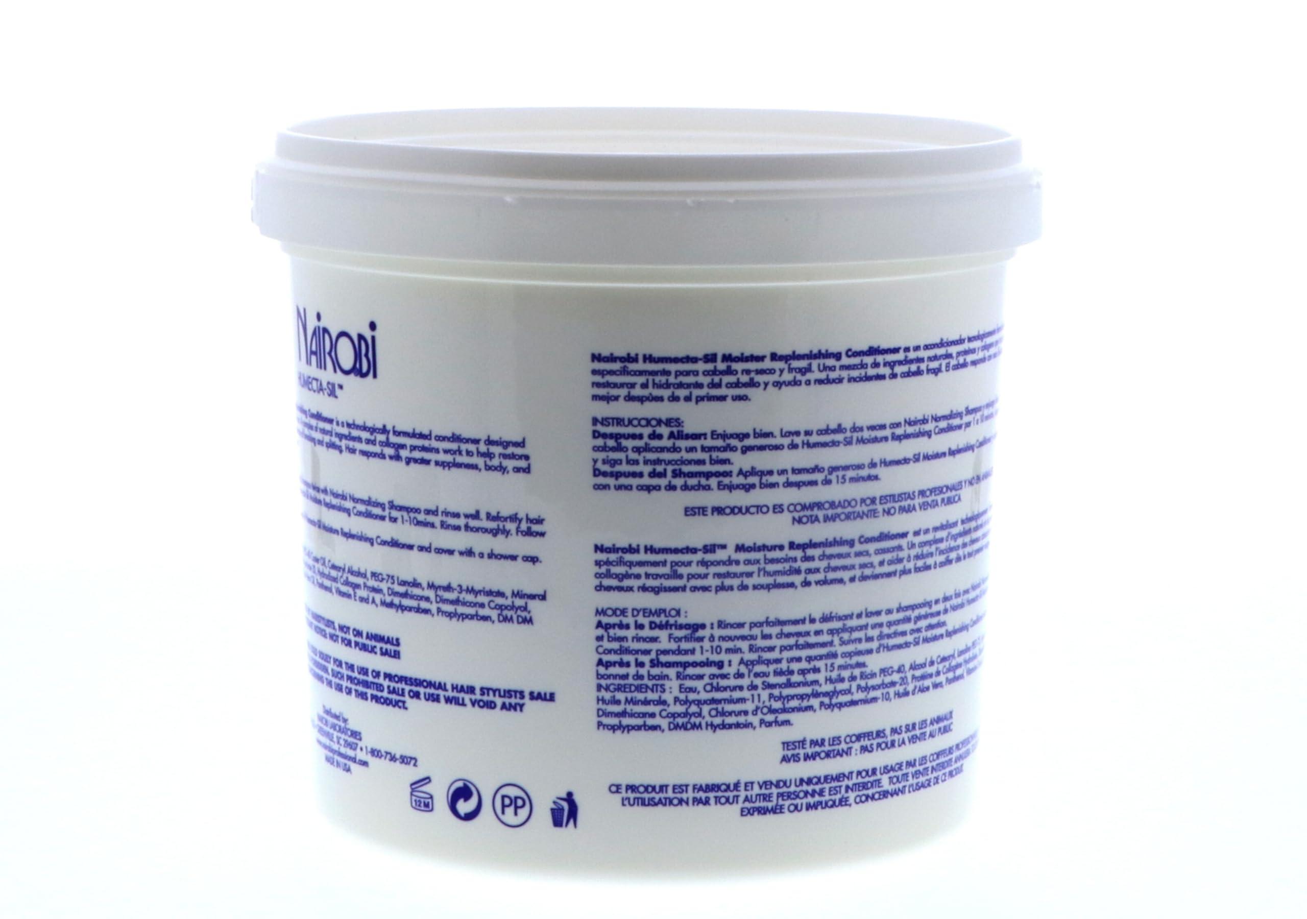 Nairobi Nairobi Humecta-Sil Moisture Replenishing Conditioner, 64 Ounce