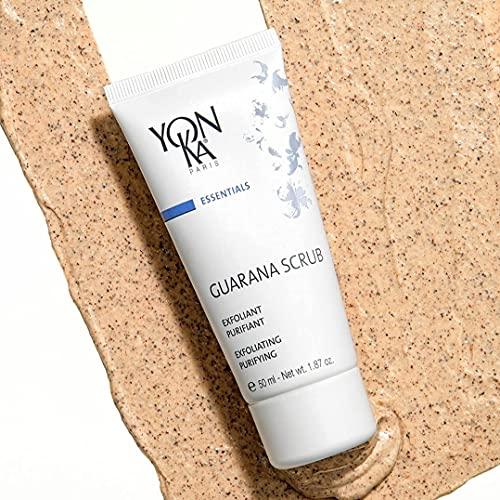 Yonka Yon-Ka Gel Nettoyant, Guarana Scrub Set, Gentle Foaming Face Wash and Makeup Remover, Facial Exfoliator and Detoxifying Scrub, Normal and Acne Prone Skin