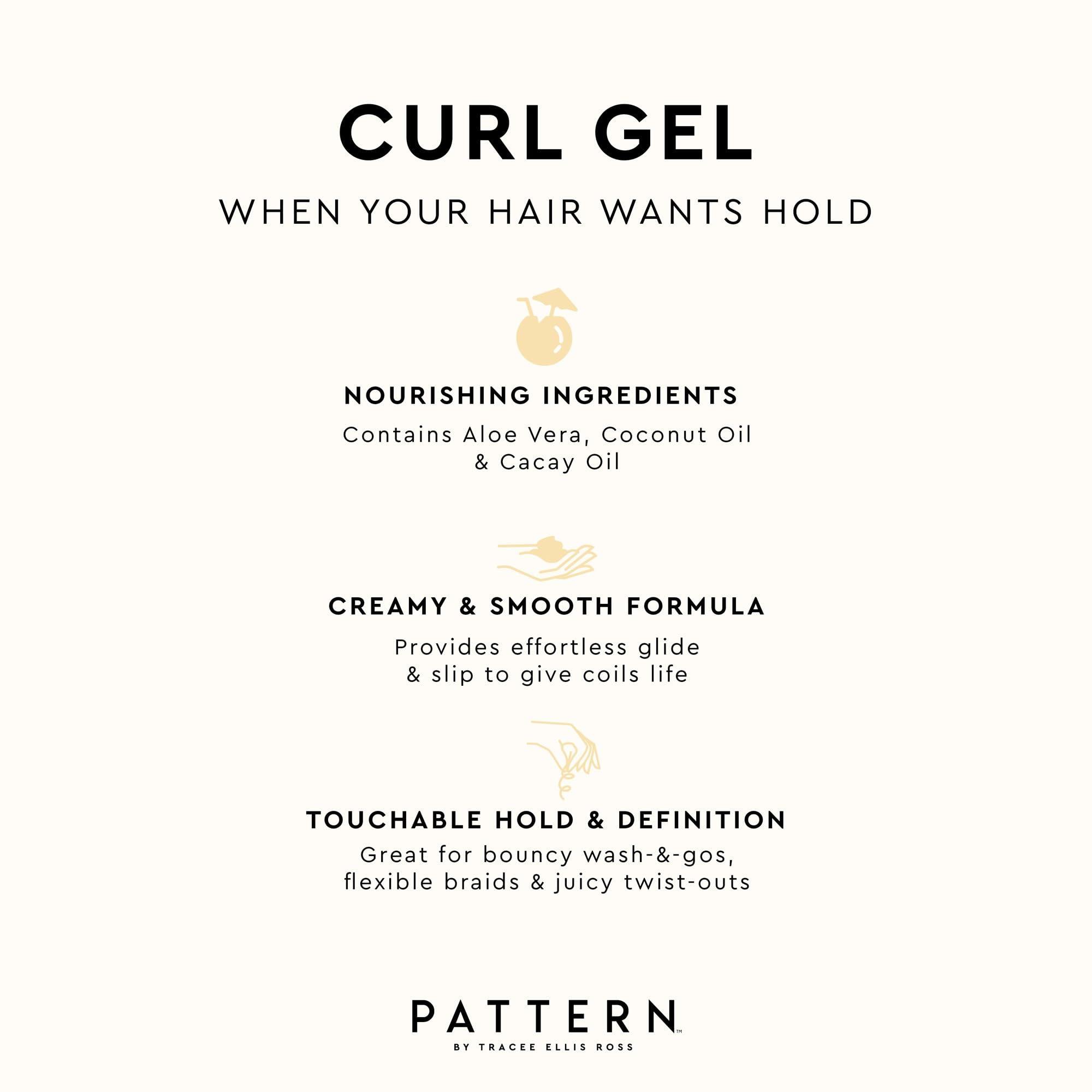 pattern PATTERN Beauty by Tracee Ellis Ross Curl Gel for Curlies, Coilies and Tight Textures (9.8 oz)