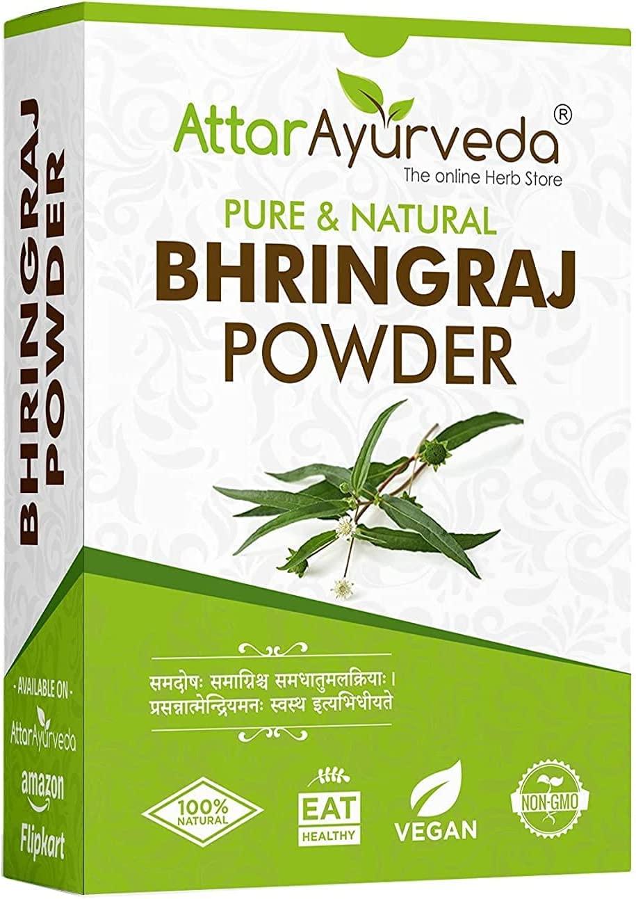 BETT BETT Attar Ayurveda Natural Bhringraj Powder for Hair Growth (100 Grams)