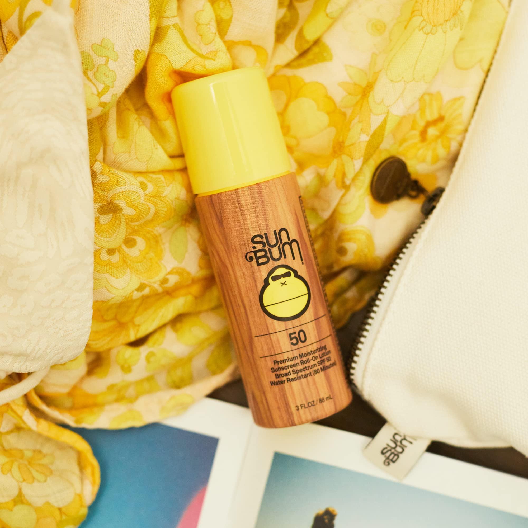 Sun Bum Sun Bum Original SPF 50 Roll-On Sunscreen Body Lotion | Broad Spectrum Moisturizing Sunblock with Vitamin E | Hawaii 104 Act Compliant (Octinoxate & Oxybenzone Free) | Travel Friendly | 3 oz