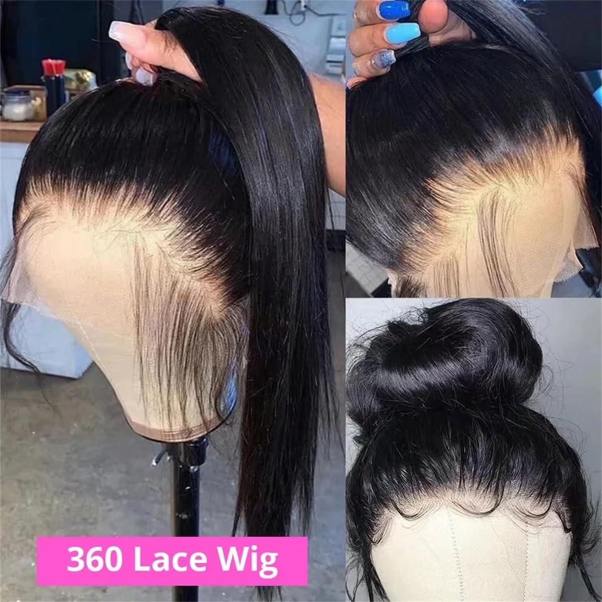 Human Lace Wig For Women Generic 30 40 Inch Straight Lace Front Wigs Human Hair 360 Full Lace Wigs For Women Pre Plucked 13X4 13X6 Hd Lace Frontal Wig