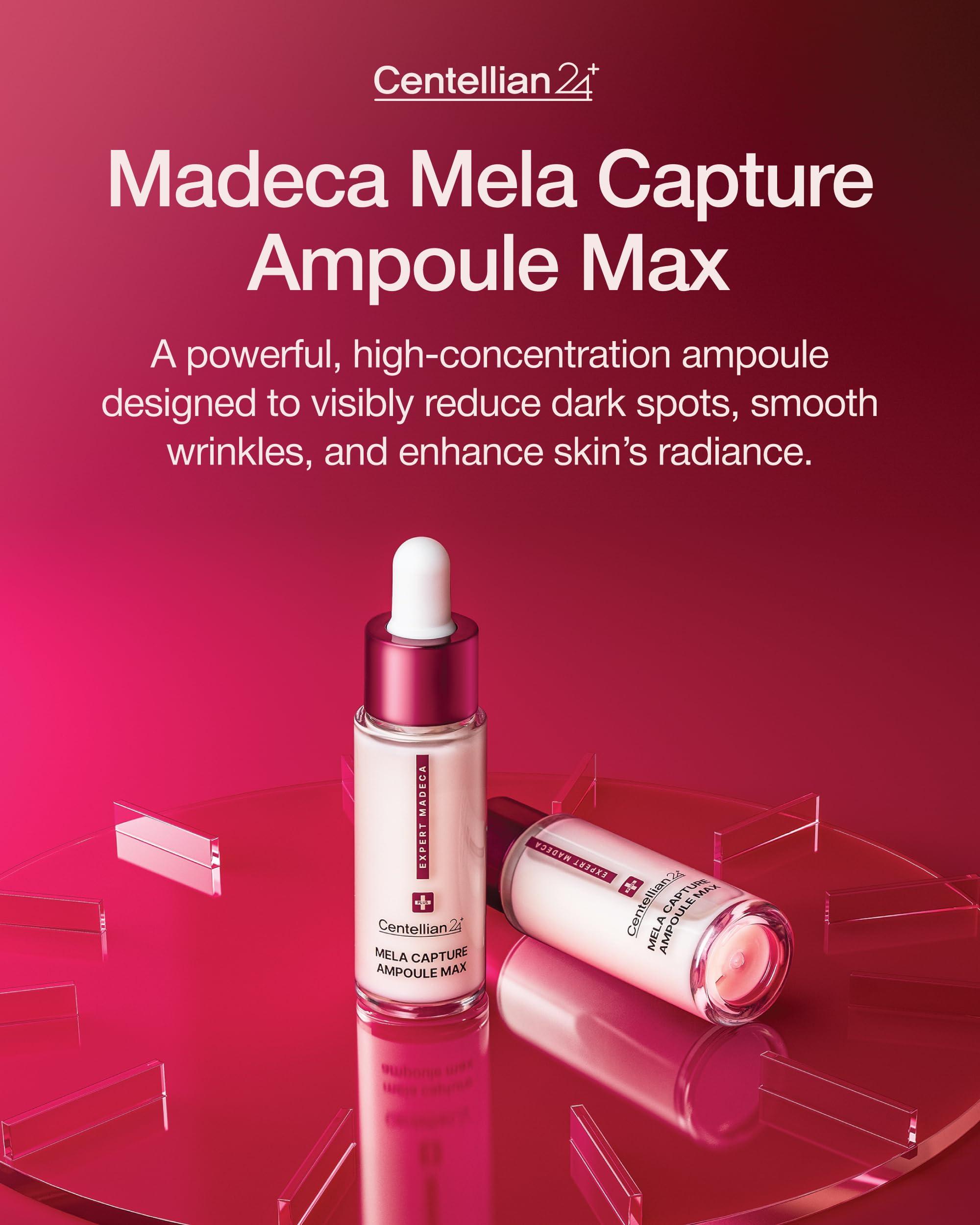 CENTELLIAN 24 Centellian 24 Expert Madeca Mela Capture Ampoule Max (0.5fl oz) - High Concentration Serum for Melanin Reduction, Wrinkle & Enhanced Skin Elasticity, Korean Skin Care. TECA Centella Asiatica Extract