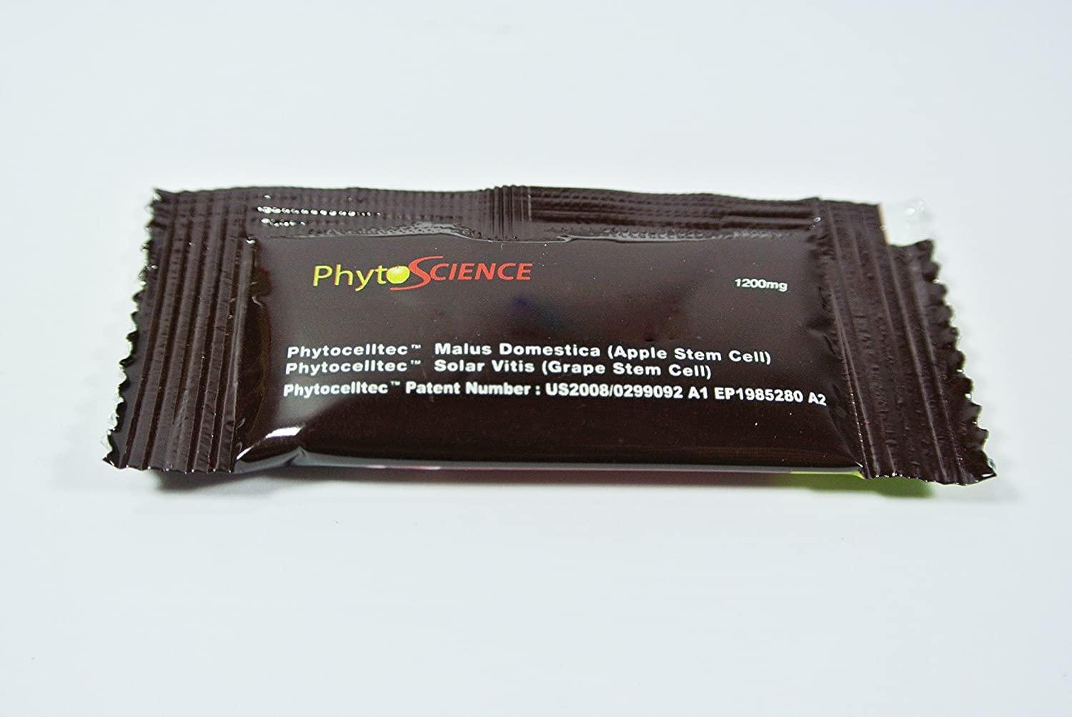 phytocelltec 7 Packs Phytoscience Double Stem Cell Anti Aging Acne Treatment Supplement Acai Berry Extract Blueberry Reduce Wrinkles Pores Pimples Fine Lines Skin Texture (14 Sachets/pack)