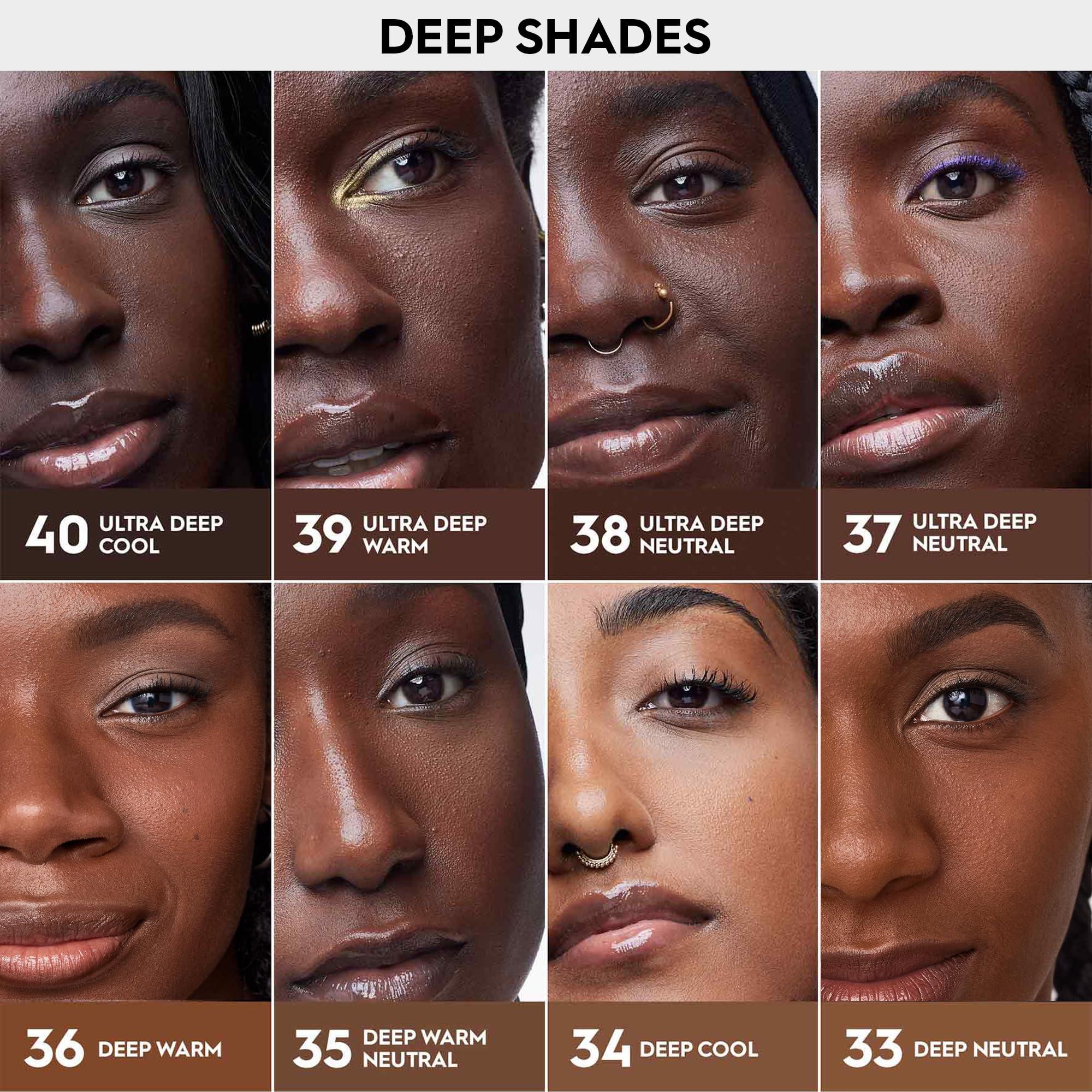 URBAN DECAY Urban Decay Face Bond Self-Setting Waterproof Foundation, Medium Coverage, Natural Matte Finish, 3% Niacinamide Serum Improves Skin Texture Feel, Transfer-Resistant, Sweat-Proof, Blurs Skin - Shade 39