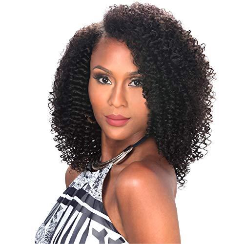 Zury Zury Human Hair Weave Clip On 9Pcs 3C Curly (16", NATURAL)