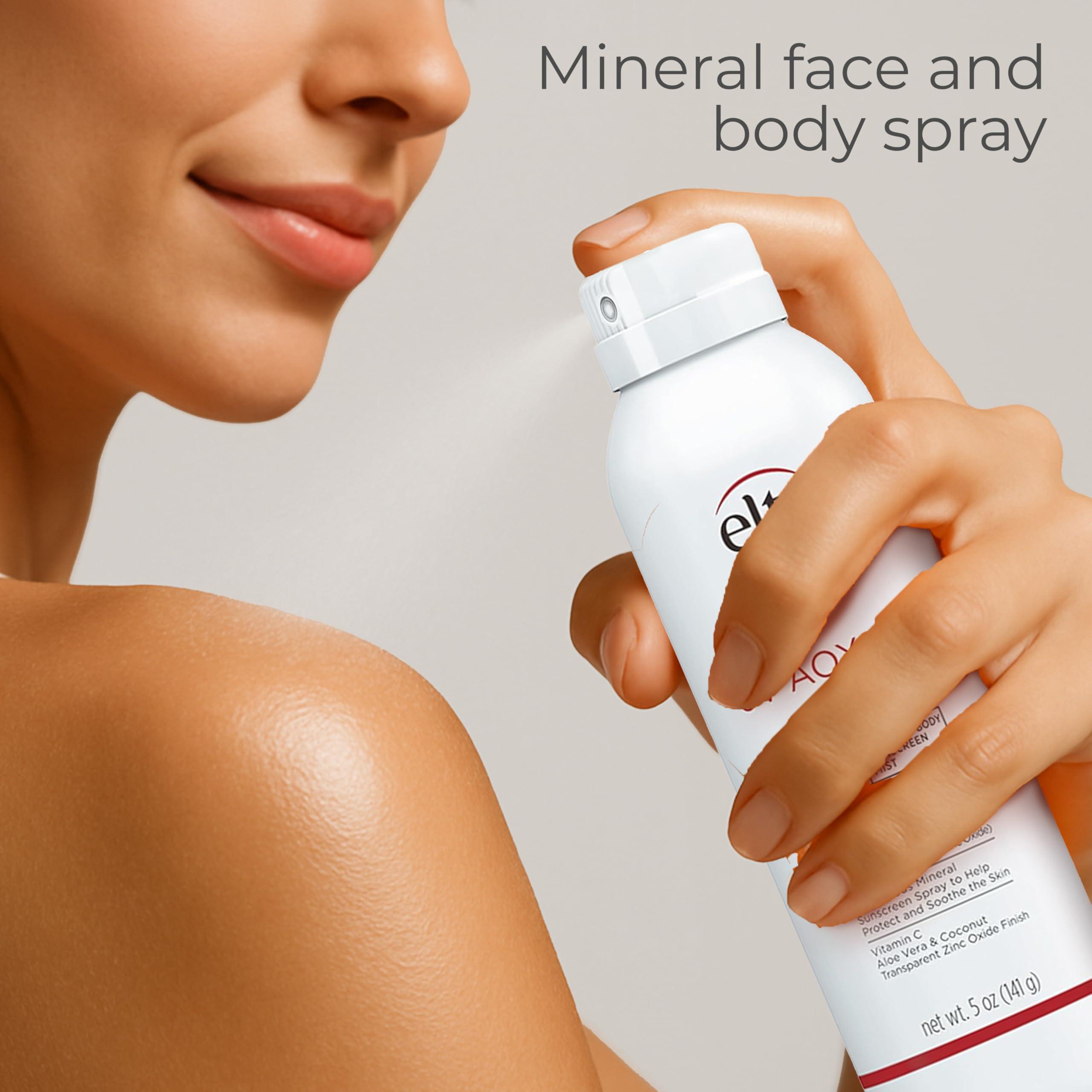 EltaMD EltaMD UV AOX Mist Mineral Sunscreen Spray, SPF 40 Spray Sunscreen for Face and Body, Zinc Oxide Formula, 5 oz Bottle