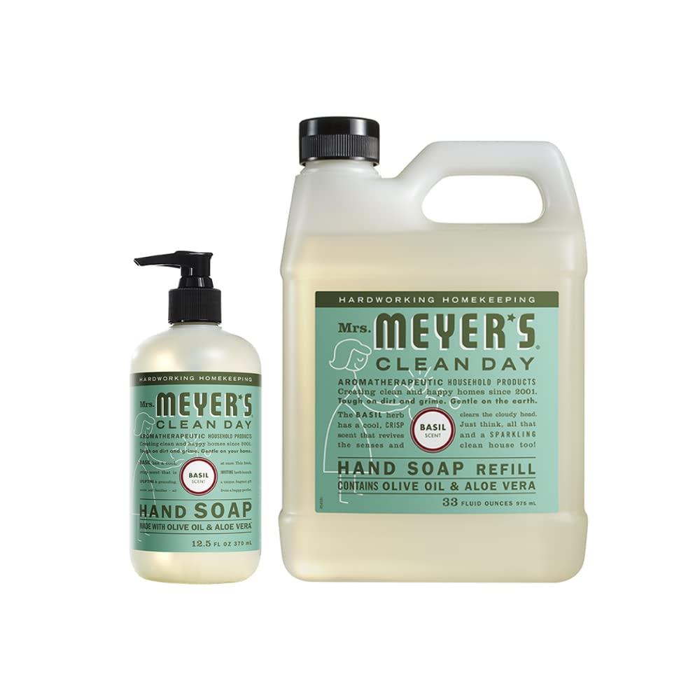 MRS. MEYER'S CLEAN DAY MRS. MEYER\'S CLEAN DAY Hand Soap, Refill Variety Pack Soaps Made to Clean and Freshen Hands