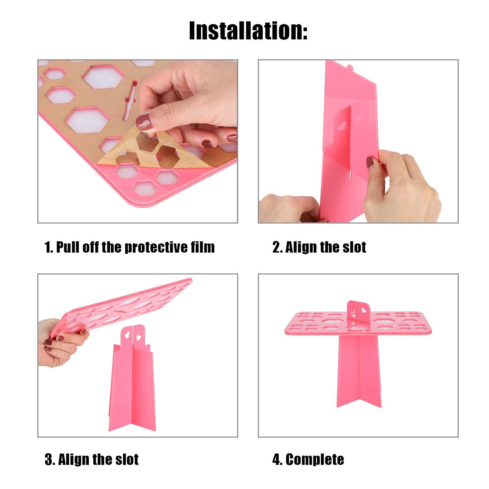 ANGGREK ANGGREK Brush Dryer Holder, 26 Hole Makeup Brush Drying Rack Organizer Cosmetic Brush Display Stand Shelf Tool Makeup Brushes Drying Rack/Storage/Display Makeup Storage Case