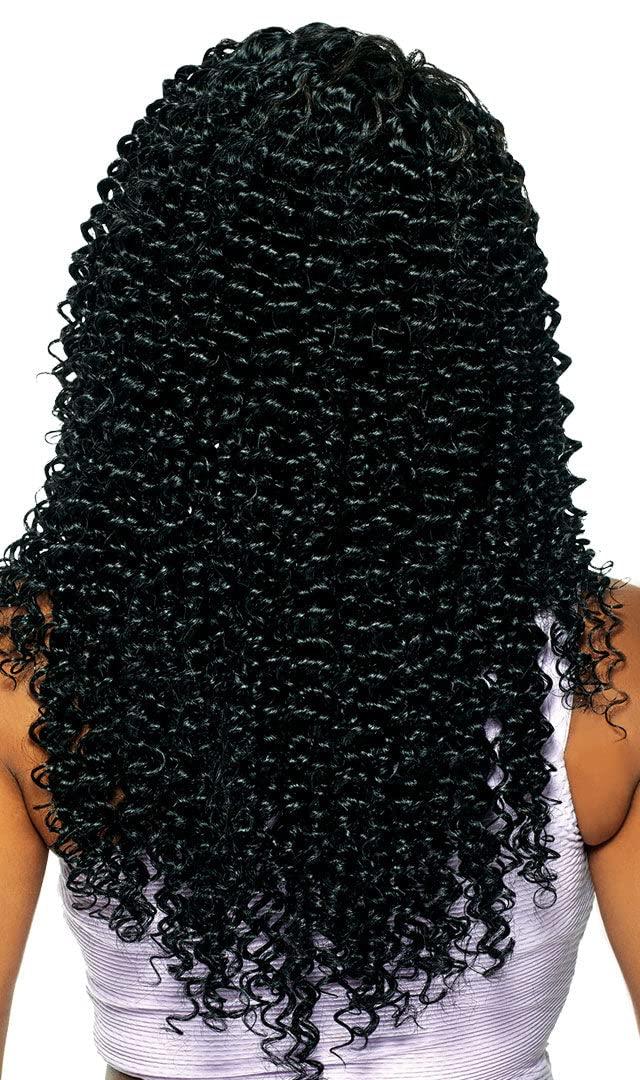 Outre Outre Purple Pack Curly Wavy Style Human Hair Weaves - PINEAPPLE WAVE 14 (T1B/BU)