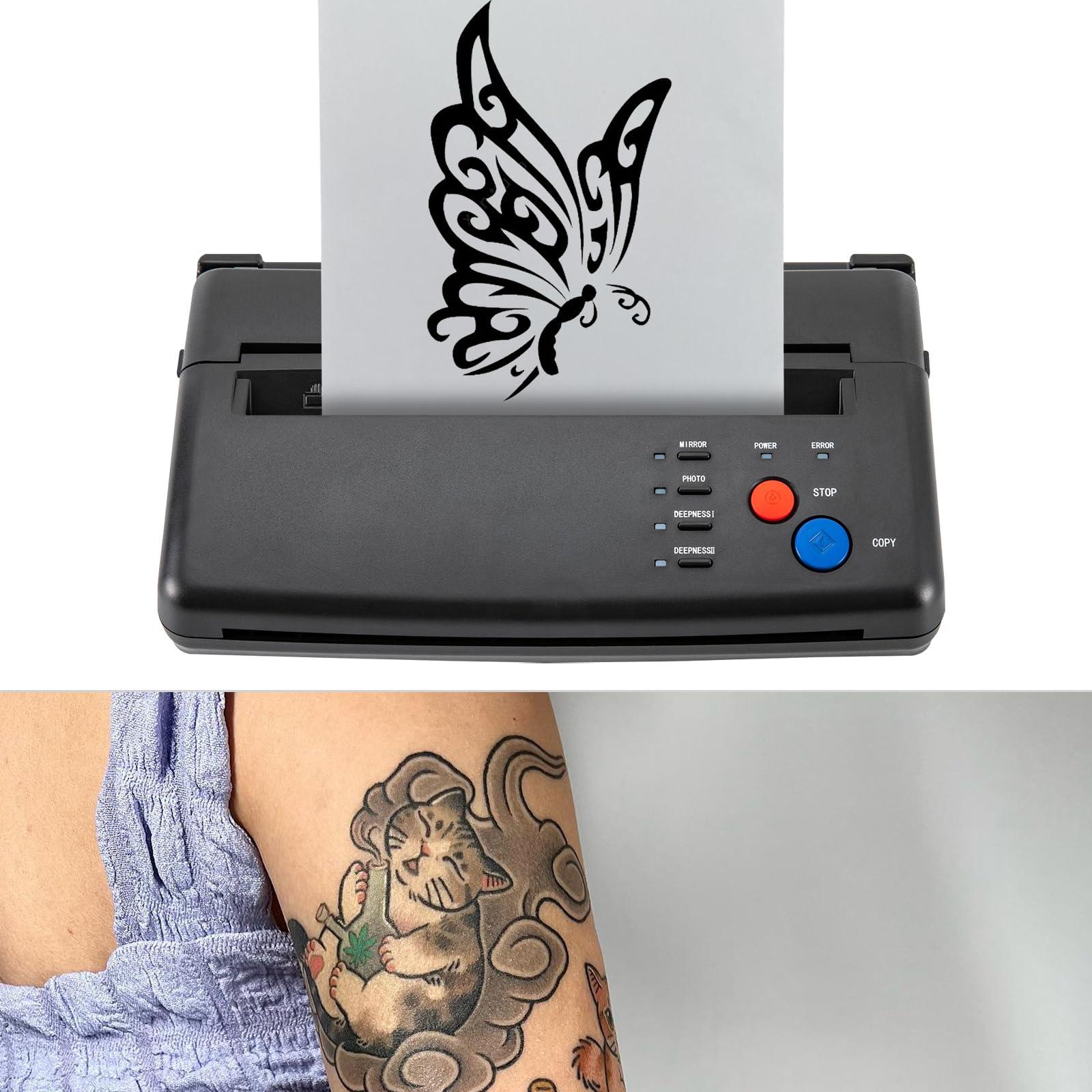 NDKASHF NDKASHF Tattoo Stencil Printer,Produce High-Definition Tattoo Patterns,Can Create Multiple Tattoos At the Same Time,Designed for Tattoo Lovers