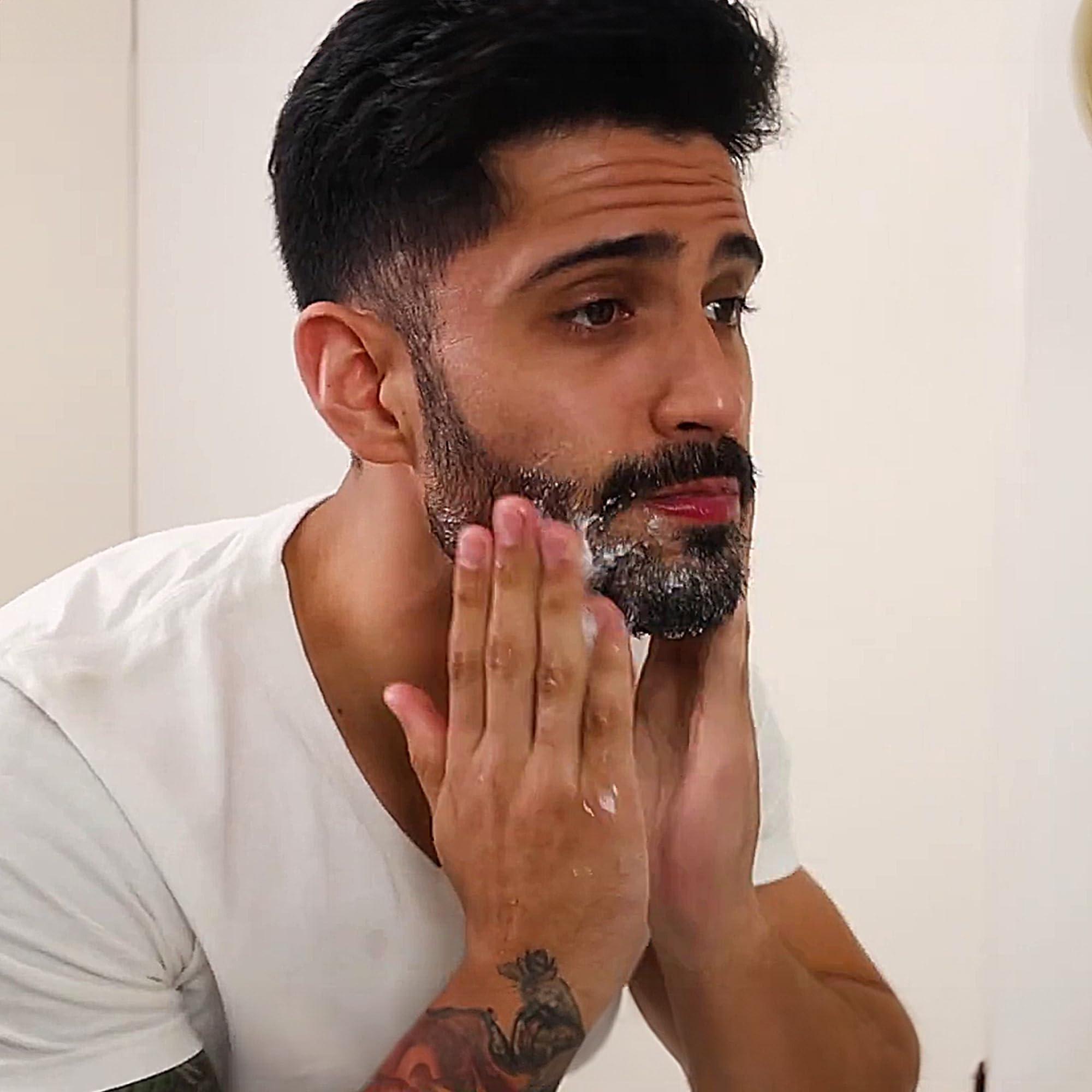 Billy Jealousy Billy Jealousy USA Beard Wash for Men Enriched With Softening & Hydrating Aloe Plus Strengthening and Conditioning Green Tea Extracts for Manageable and Frizz-Free Hair, 8 Fl Oz