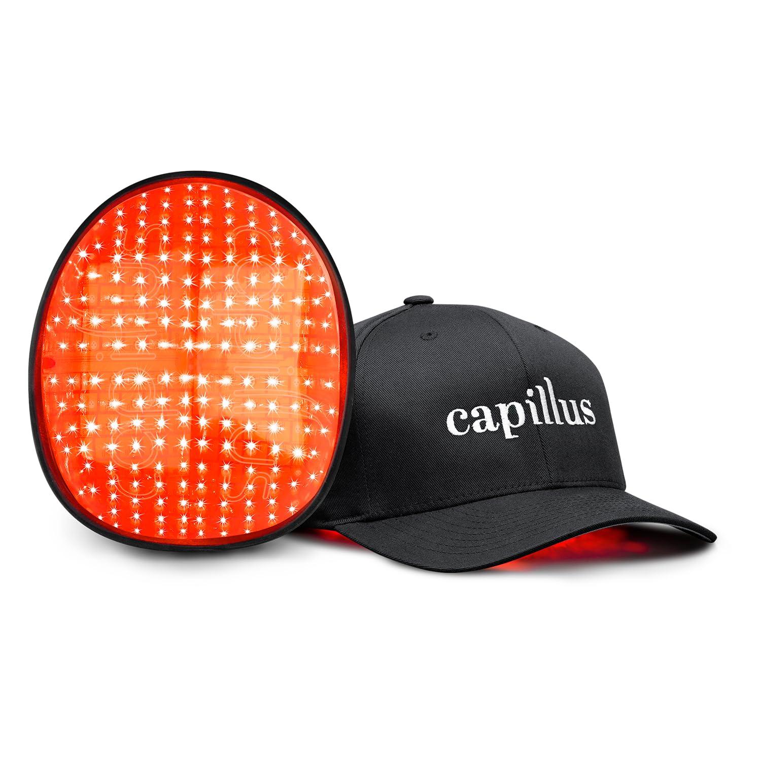 Capillus Capillus Plus Mobile Laser Therapy Cap for Hair Regrowth, with 202 Red Light Lasers for Laser Hair Growth, Red Light Hair Growth