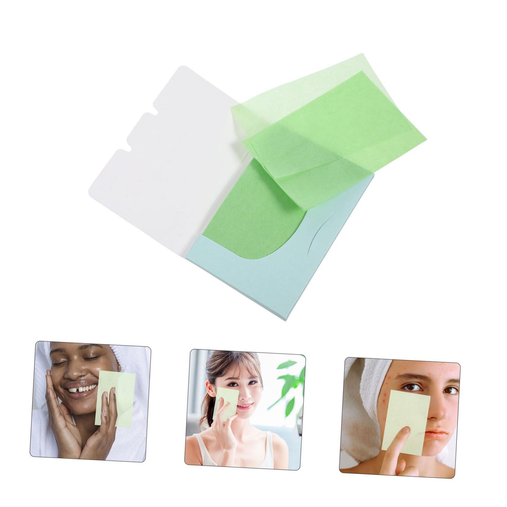 BIUDECO BIUDECO 10 Pack Facial Oil Blotting Sheets 100 Sheets/box Makeup Oil Removal Paper Oil Control for Face Portable Convenient