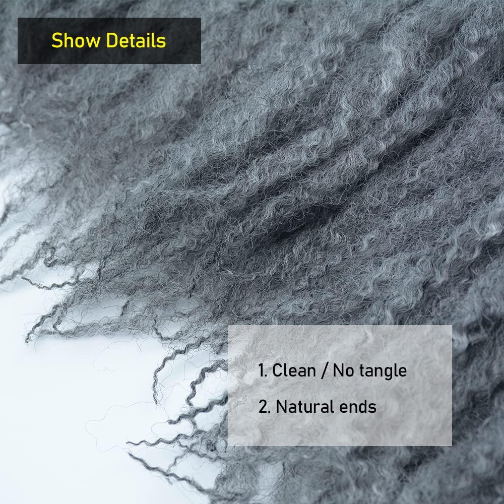 KGBFASS KGBFASS 24inch Blonde Marley Braiding Hair Long Kinky Curly Marley Twist Braiding Hair for Faux Locs Box Braids Crochet Hair Extension Black Women 3Pcs(613#)