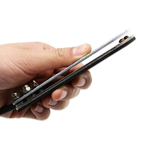 Autdor Autdor Tattoo Foot Pedal - Premium Tattoo Pedal Stainless Steel Tattoo Foot Pedal Switch with 5.9Ft Silicon Soft Wire Power Cord for Tattooing, Tattoo Machine Power Supply, Tattoo Supplies, Tattoo Kit