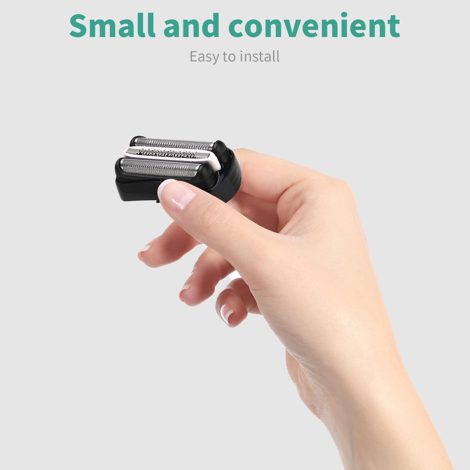 Lnauy Replacement Head Compatible with Braun Series 3-32B Shaver Replacement Head Compatible with Braun S3 3040S 3000S 3050CC 3010S 3070CC 3080S 3090S 310S 3020S 330S Electric Razor Accessories