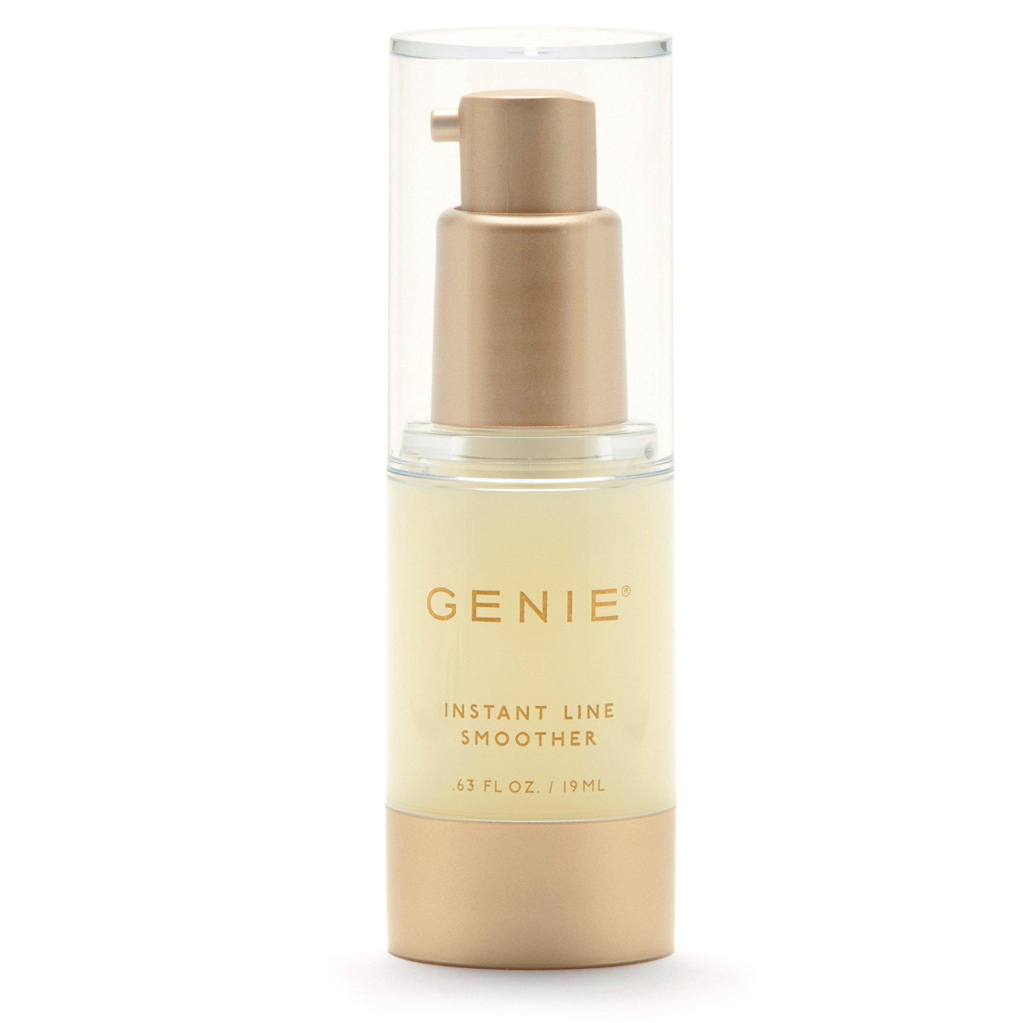 Genie Beauty Products Genie Instant Line Smoother (19 ml/.63 fl oz)--Anti-Aging Serum to Reduce the Appearance of Fine LInes, Bags and Wrinkles, Instant Wrinkle remover for Face