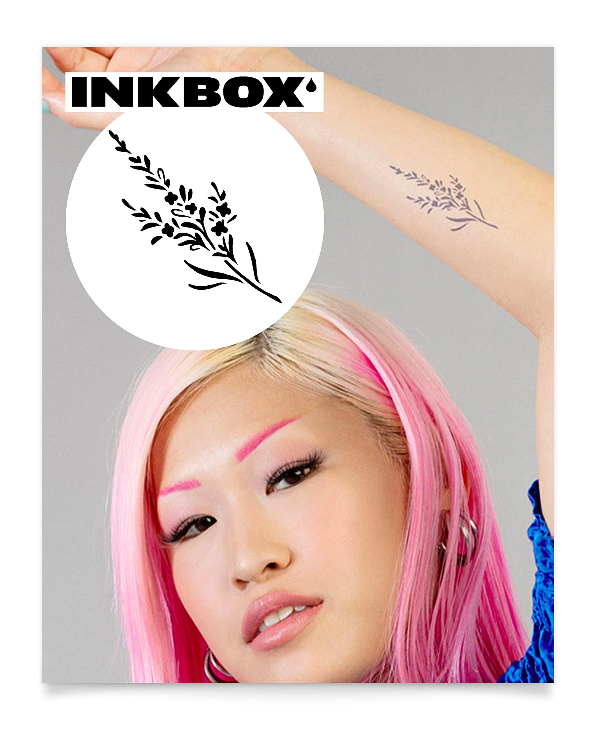 inkbox Inkbox Temporary Tattoos, Semi-Permanent Tattoo, One Premium Easy Long Lasting, Water-Resistant Temp Tattoo with For Now Ink - Lasts 1-2 Weeks, Lafant, 3 x 3 in