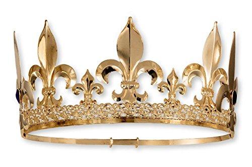 EJOOLS King's Crowns - Prom, Homecoming, Costume, Pageant (Peaks Gold)