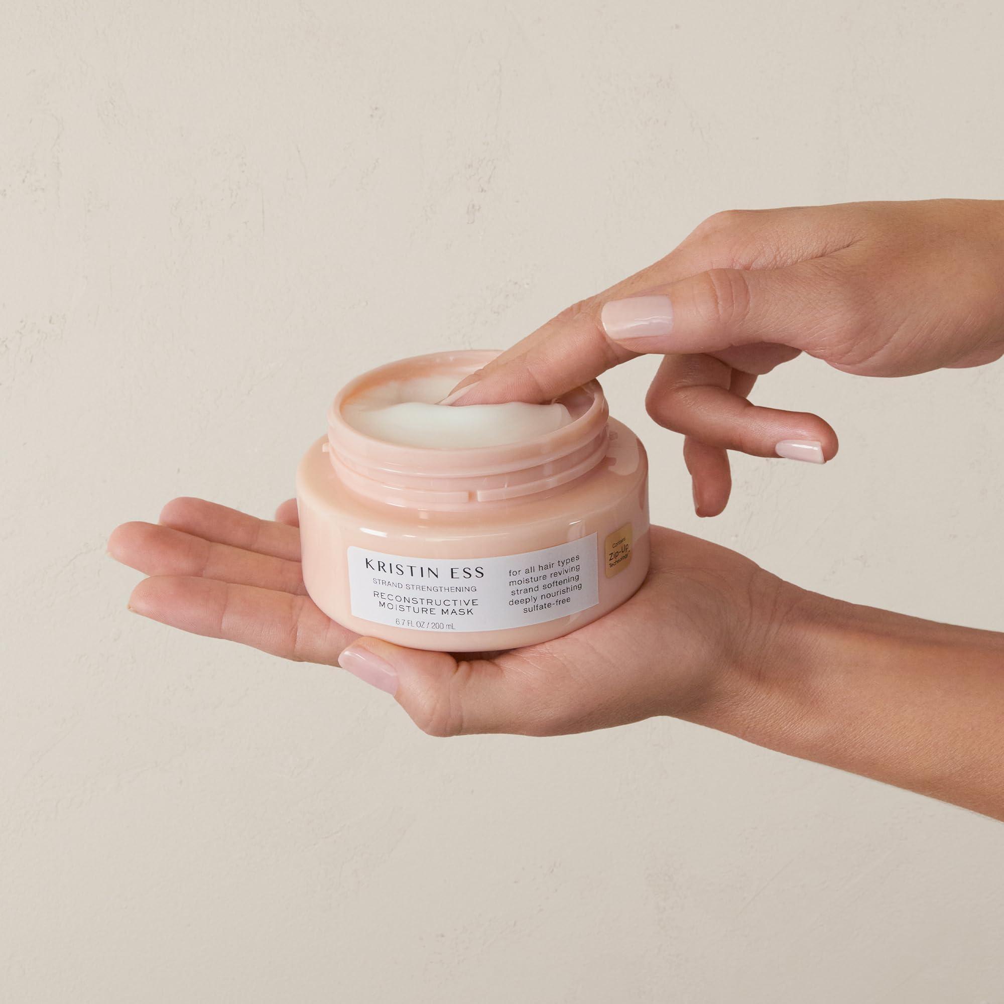 Kristin Ess Kristin Ess Hydrating Shampoo + Conditioner Set with Deep Conditioner Hair Mask - Moisture, Softness, Shine - Avocado, Castor, Coconut Oils - 33.8 fl oz