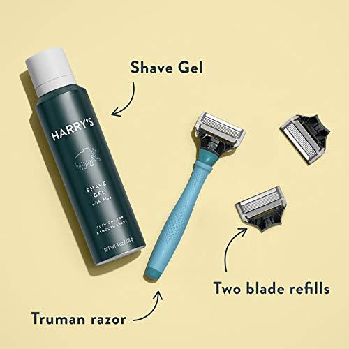 Harry's Harry's Holiday Gift Set with Limited Edition Flurry Blue Razor Handle
