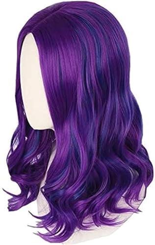 SHANFEIYU SHANFEIYU Anime women Purple and Blue Wig Halloween Fancy Dress Costume Wigs