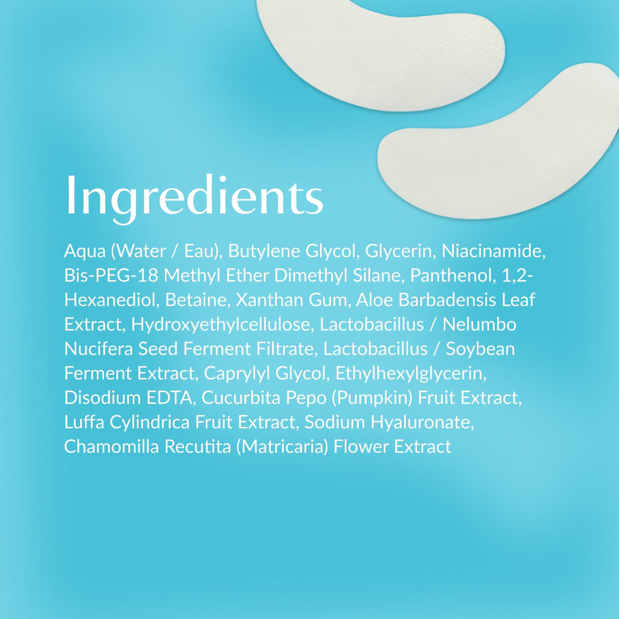 Talika Talika Bio Enzymes Eye Patch - Instant Ultra-Moisturising Under Eye Patches for Adults - Eye Mask For Dark Circles Tired Eyes & Puffiness - Single Pair Under Eye Mask